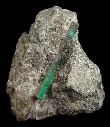 Beryl var. Emerald from Mount Dayakou tungsten mine, 6 km northeast of Mengdong village, Malipo County, Yunnan Province, China