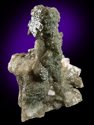 Albite, Quartz, Chlorite, Titanite from St. Gotthard, Kanton Uri, Switzerland