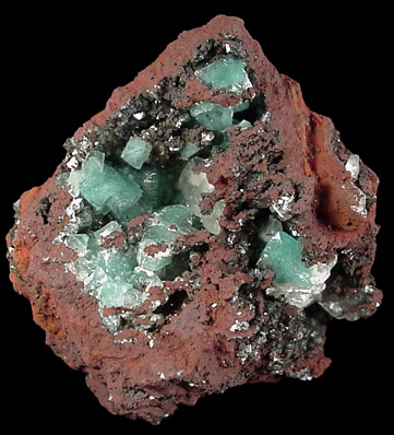 Aurichalcite from 79 Mine, Banner District, near Hayden, Gila County, Arizona