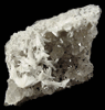 Pectolite on Quartz from Prospect Park Quarry, Prospect Park, Passaic County, New Jersey