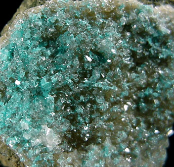 Cavansite with Heulandite from Owyhee Dam, Malheur County, Oregon (Type Locality for Cavansite)