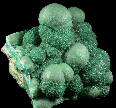 Chrysocolla and Malachite from L'Etoile du Congo Mine, Lubumbashi, Katanga Copperbelt, Haut-Katanga Province, Democratic Republic of the Congo