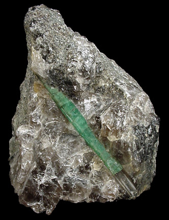 Beryl var. Emerald from Mount Dayakou tungsten mine, 6 km northeast of Mengdong village, Malipo County, Yunnan Province, China