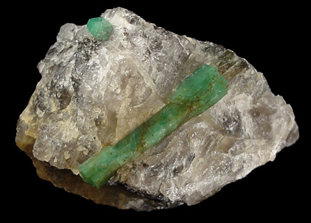 Beryl var. Emerald from Mount Dayakou tungsten mine, 6 km northeast of Mengdong village, Malipo County, Yunnan Province, China