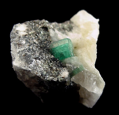 Beryl var. Emerald from Mount Dayakou tungsten mine, 6 km northeast of Mengdong village, Malipo County, Yunnan Province, China