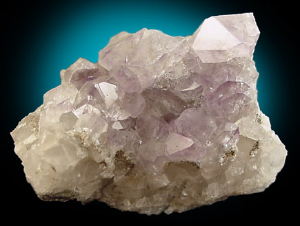 Quartz var. Amethyst from Millington Quarry, Bernards Township, Somerset County, New Jersey