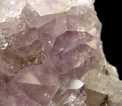 Quartz var. Amethyst from Millington Quarry, Bernards Township, Somerset County, New Jersey