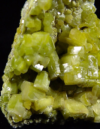 Pyromorphite from Mexico Mine, Caldbeck Fels, Cumbria, England