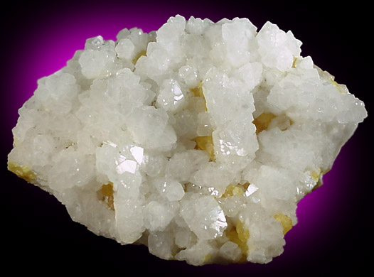 Celestine with Sulfur from Floristella Mine, Sicily, Italy