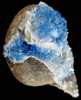 Azurite and Selenite from Ray Mine, Pinal County, Arizona