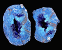 Azurite Nodule from Blue Ball Mine, 4.8 km south of Miami, Gila County, Arizona