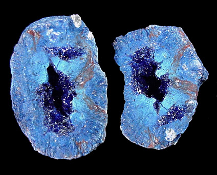 Azurite Nodule from Blue Ball Mine, 4.8 km south of Miami, Gila County, Arizona