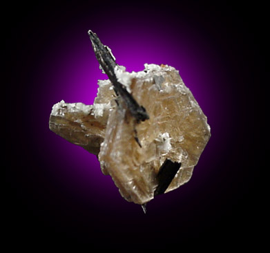 Polylithionite with Aegirine from Poudrette Quarry, Mont St. Hilaire, Québec, Canada