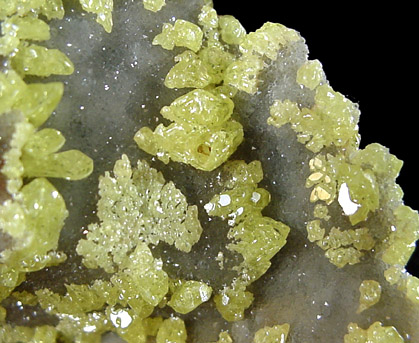 Sulfur from Xikuangshan, 12 km northeast of Lengshuijiang, Hunan Province, China