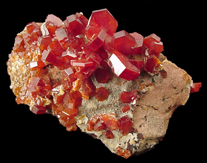 Vanadinite from Mibladen, Morocco