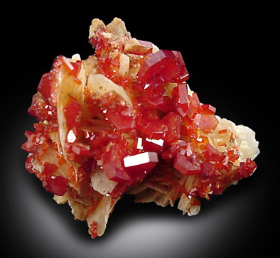 Vanadinite from Mibladen, Morocco