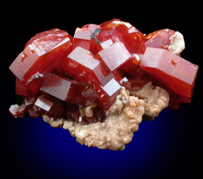 Vanadinite from Mibladen, Haute Moulouya Basin, Zeida-Aouli-Mibladen belt, Midelt Province, Morocco