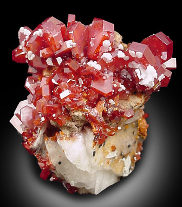 Vanadinite from Mibladen, Morocco