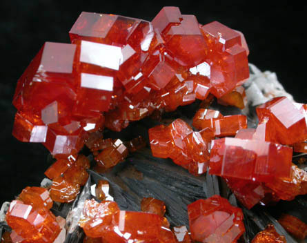 Vanadinite from Mibladen, Haute Moulouya Basin, Zeida-Aouli-Mibladen belt, Midelt Province, Morocco