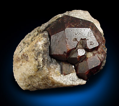 Almandine Garnet from Serrote Redondo, near Pedra Lavrada, Paraba, Brazil