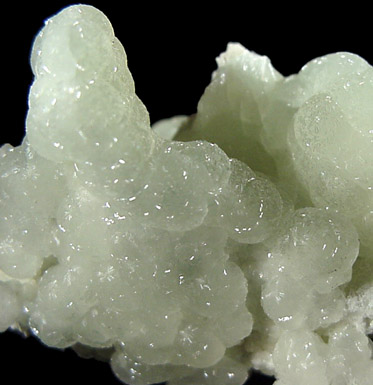 Prehnite from O and G Industries Southbury Quarry, Southbury, New Haven County, Connecticut