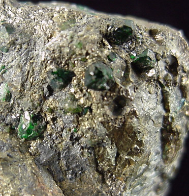 Uvarovite Garnet from Keretti Mine, Outokumpu, Finland