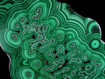 Malachite from Lubumbashi, Katanga Copperbelt, Haut-Katanga Province, Democratic Republic of the Congo