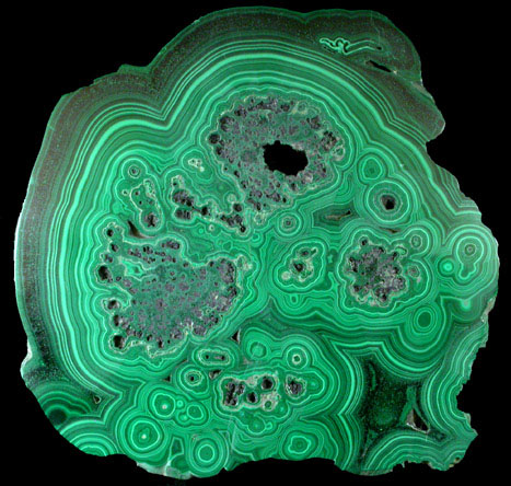 Malachite from Lubumbashi, Katanga Copperbelt, Haut-Katanga Province, Democratic Republic of the Congo