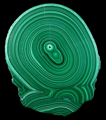 Malachite from Lubumbashi, Katanga Copperbelt, Haut-Katanga Province, Democratic Republic of the Congo