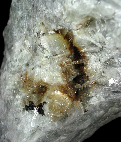 Vesuvianite from Mont Saint-Hilaire, Québec, Canada