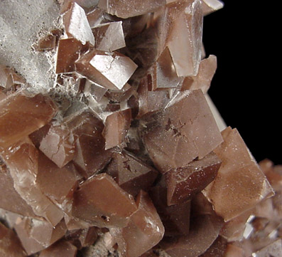 Barite with Calcite from Niobec Mine, St. Honore, Qubec, Canada