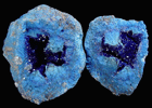 Azurite Nodule from Blue Ball Mine, 4.8 km south of Miami, Gila County, Arizona