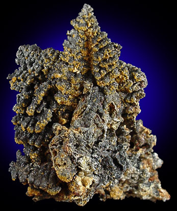 Descloizite pseudomorph after Cerussite from Chah Mileh, Anarak District, Esfahan Province, Iran