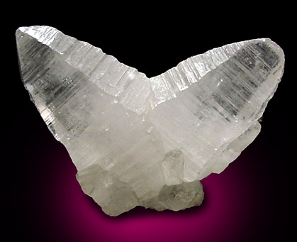 Quartz (Japan Law-twinned) from Andilamena, Toamasina Province, Madagascar