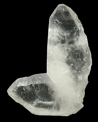 Quartz (Japan Law-twinned) from Andilamena, Toamasina Province, Madagascar