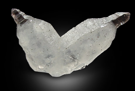 Quartz (Japan Law-twinned) from Andilamena, Toamasina Province, Madagascar