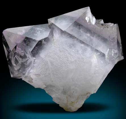 Quartz var. Amethyst scepter-shaped Japan Law-twinned from Andilamena District, Toamasina Province, Madagascar