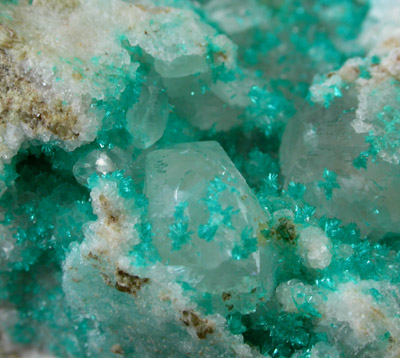 Dioptase from Christmas Mine, Banner District, Gila County, Arizona