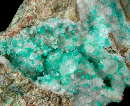 Dioptase from Christmas Mine, Banner District, Gila County, Arizona