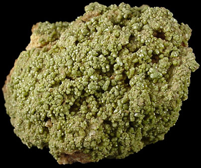 Pyromorphite from Driggith Mine, Caldbeck Fells, Cumbria, England