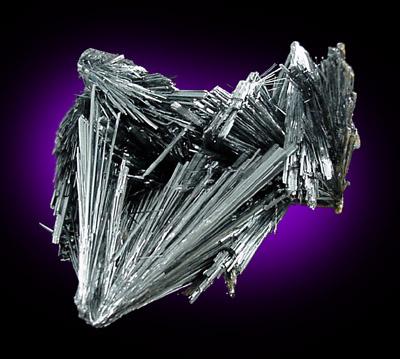 Stibnite from Herja Mine (Kisbanya), Baia Mare, Maramures, Romania