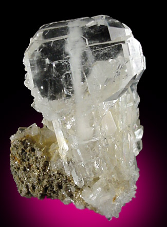 Quartz var. Faden-habit from Dera Ismail Khan District, Waziristan, Pakistan