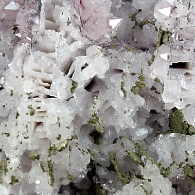 Quartz pseudomorphs after Anhydrite from Prospect Park Quarry, Prospect Park, Passaic County, New Jersey