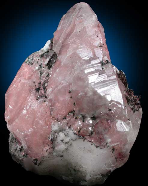 Copper in Calcite from Quincy Mine, Hancock, Keweenaw Peninsula Copper District, Houghton County, Michigan
