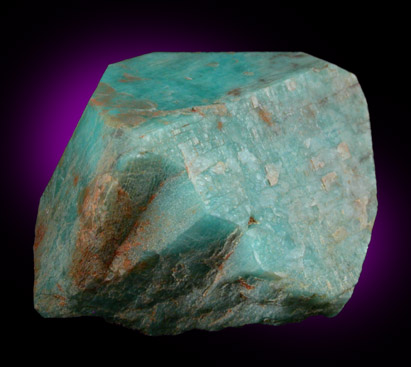 Microcline var. Amazonite from Crystal Peak area, 6.5 km northeast of Lake George, Park-Teller Counties, Colorado
