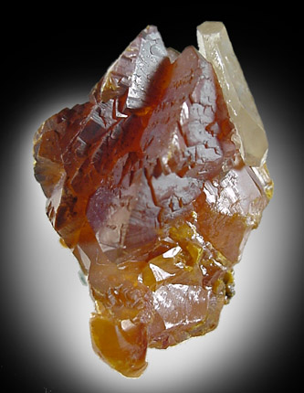 Orpiment with Barite from Twin Creek Mine, Humboldt, Nevada