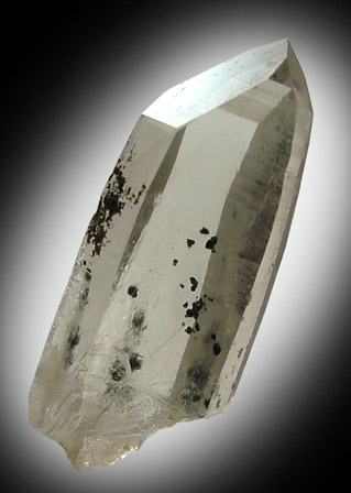 Quartz with Epidote inclusions from Calumet Mine, 12 km NNE of Salida, Chaffee County, Colorado