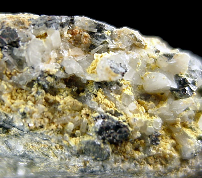 Greenockite and Sphalerite from Rt. 25 road cut, Trumbull, Connecticut