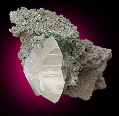 Cerussite with Linarite from Tsumeb Mine, Otavi-Bergland District, Oshikoto, Namibia