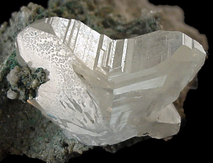 Cerussite with Linarite from Tsumeb Mine, Otavi-Bergland District, Oshikoto, Namibia